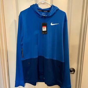 Men’s Nike Dri-FIT Blue Running 1/2 zip Jacket